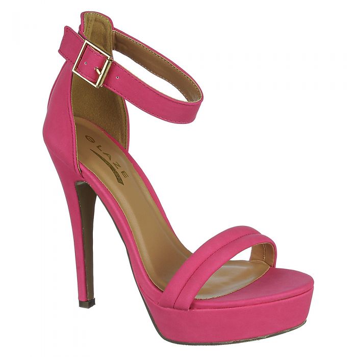 ELEGANCE Starburst-1 Platform Dress High Heel STARBURST-1/HOT PINK - Shiekh