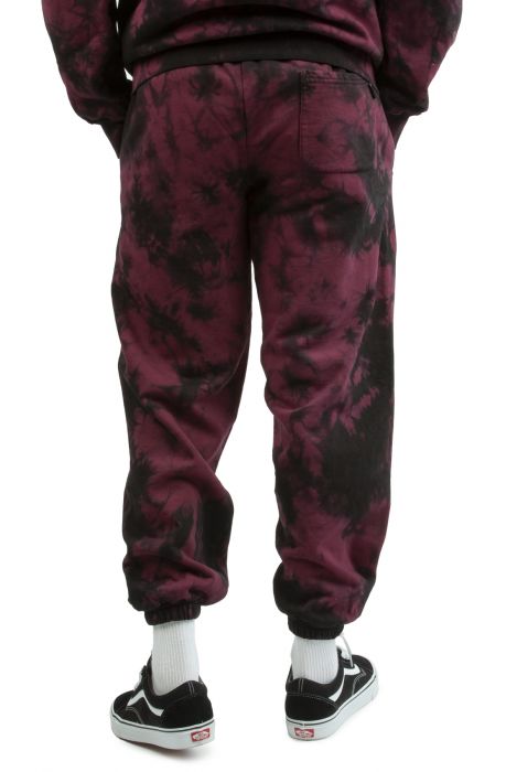 WAV Pants Burgundy Black