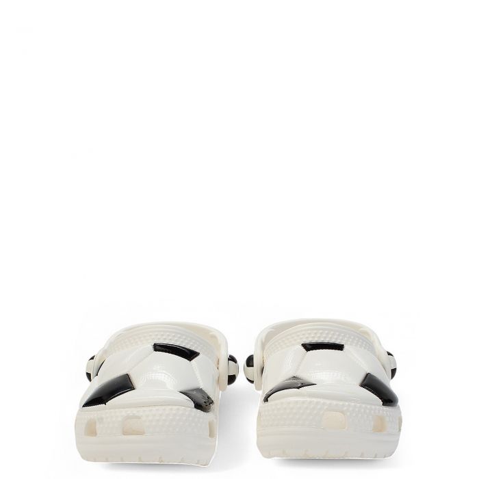 Toddler Soccer Ball Clog  White/Black