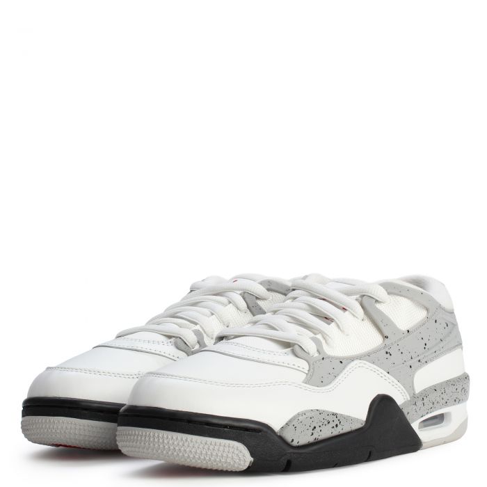 Grade-School Air Jordan 4 RM Summit White/Fire Red-Black-Matte Silver