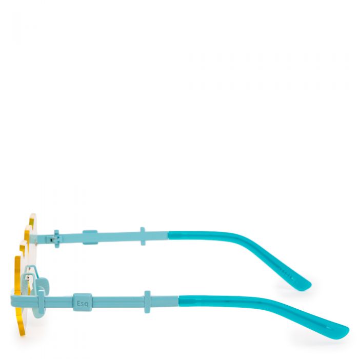 Esqape Be Heart Teal Sunglasses Teal