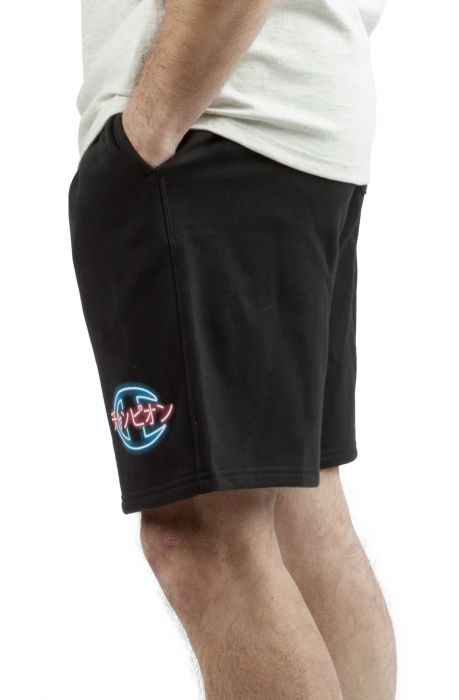 8' CLASSIC FLEECE SHORTS Black