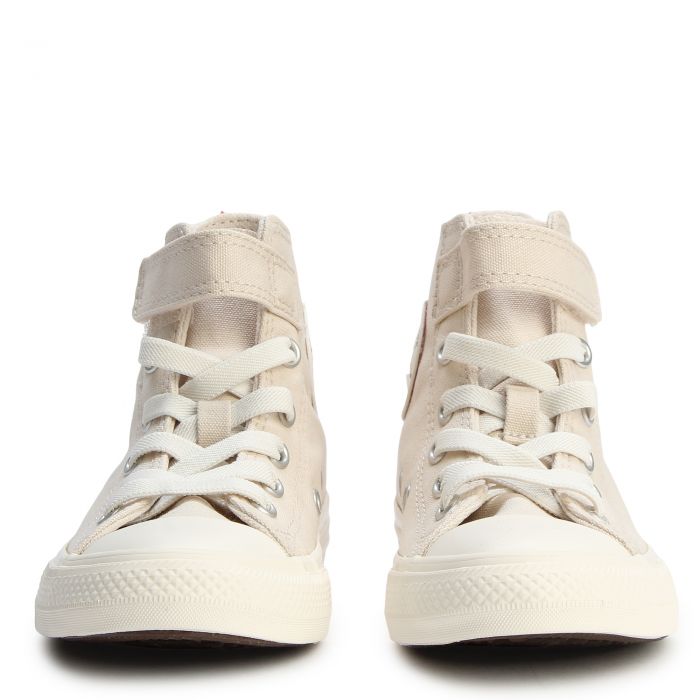 Pre-School Chuck Taylor All Star Checkered Accents Easy-On Light Dune/Egret/Red