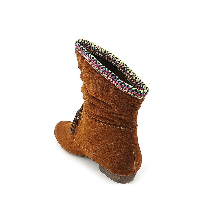 Low-Heel Boot Picnic-03 Chestnut Chestnut