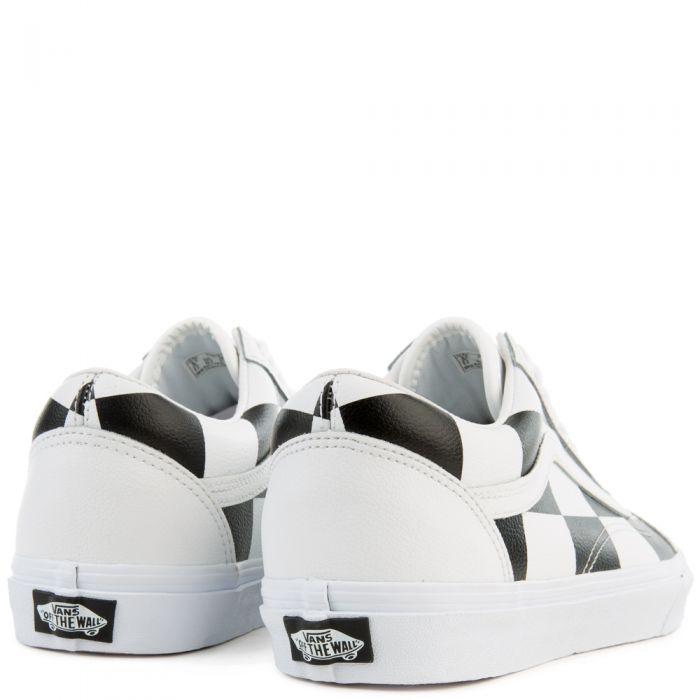 vans leather checkerboard old skool