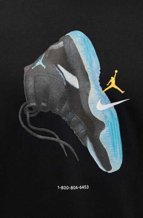  Brooklyn Fleece Crewneck Sweatshirt Black/Gamma Blue