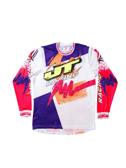 90s Swash Paint Jersey Pink (Pink, Blue, Orange) Multi Color