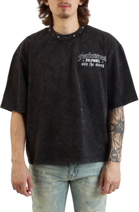 Fearlessness Crop T-Shirt  Black/Green