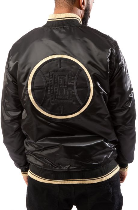 Los Angeles Clippers Jacket Black/Gold
