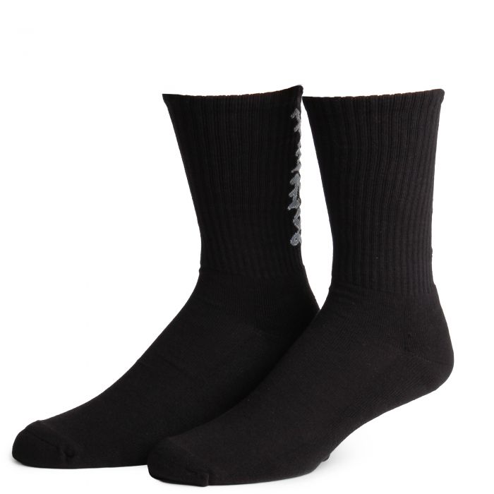 Road Stop Crew Socks Black