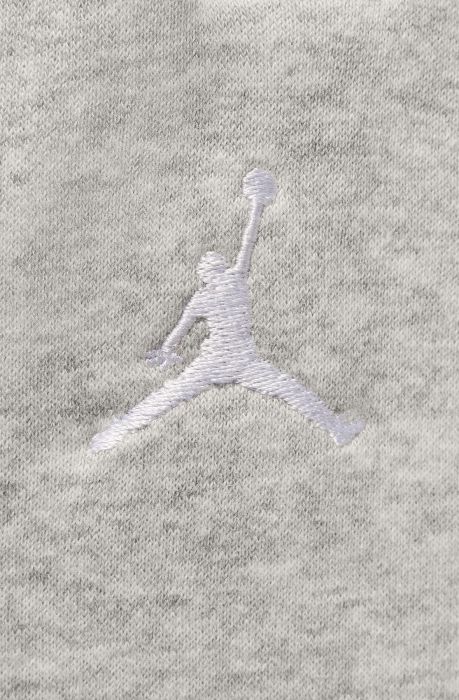 Brooklyn Fleece Oversized Open-Hem Pants Grey Heather/White