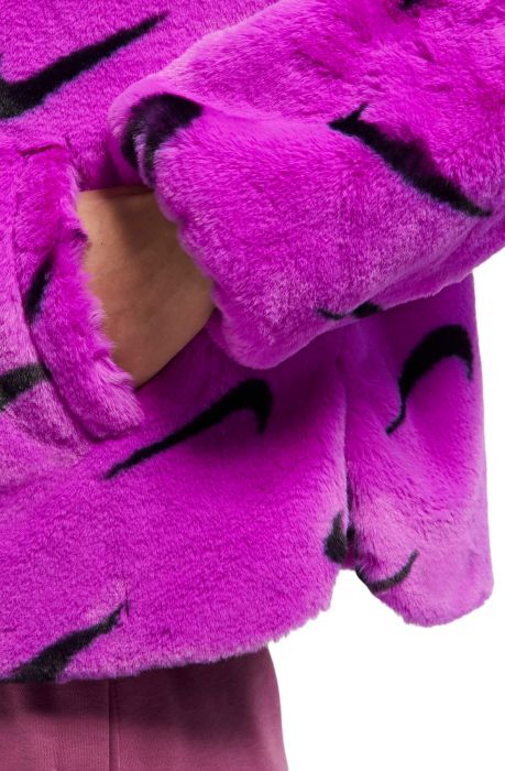 Sportswear Faux Fur Jacket 