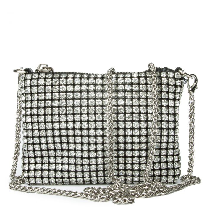 Small Rhinestone Bag Clear/Black