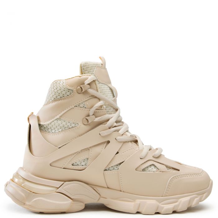 Liftoff-1 High Top Sneaker Beige