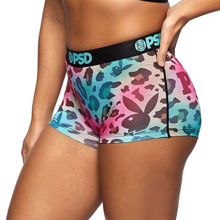 Playboy- Wild Bunny Boy Short Leopard Multi