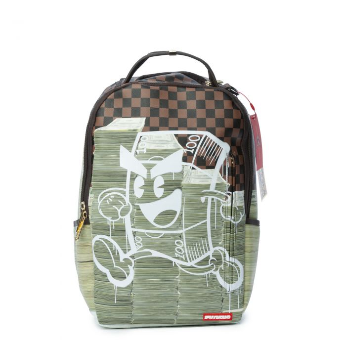 Money On The Run Backpack Brown