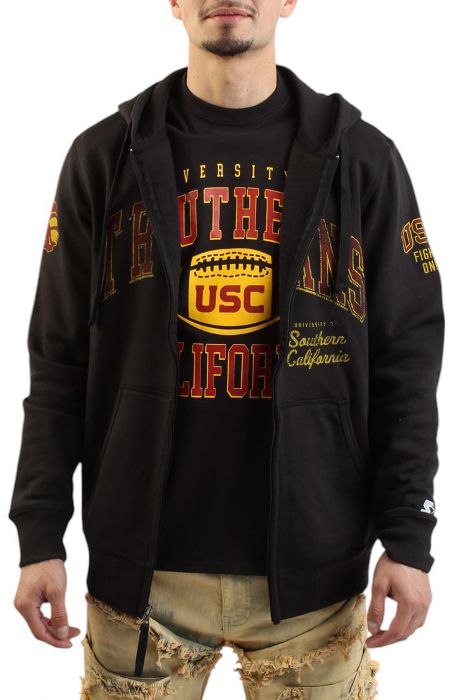 USC Zip Hood - Blk/Red/Y BLACK/RED/YELLOW
