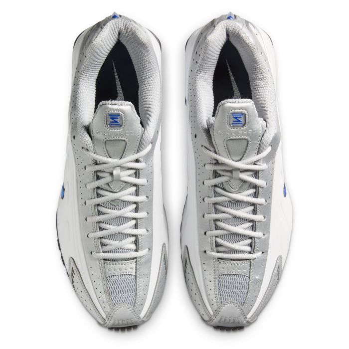  Shox R4 WHITE/METALLIC SILVER-RACER BLUE