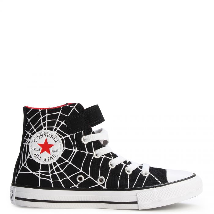 Pre-School Chuck Taylor All Star Spiderweb Easy-On BLACK/WHITE/RED