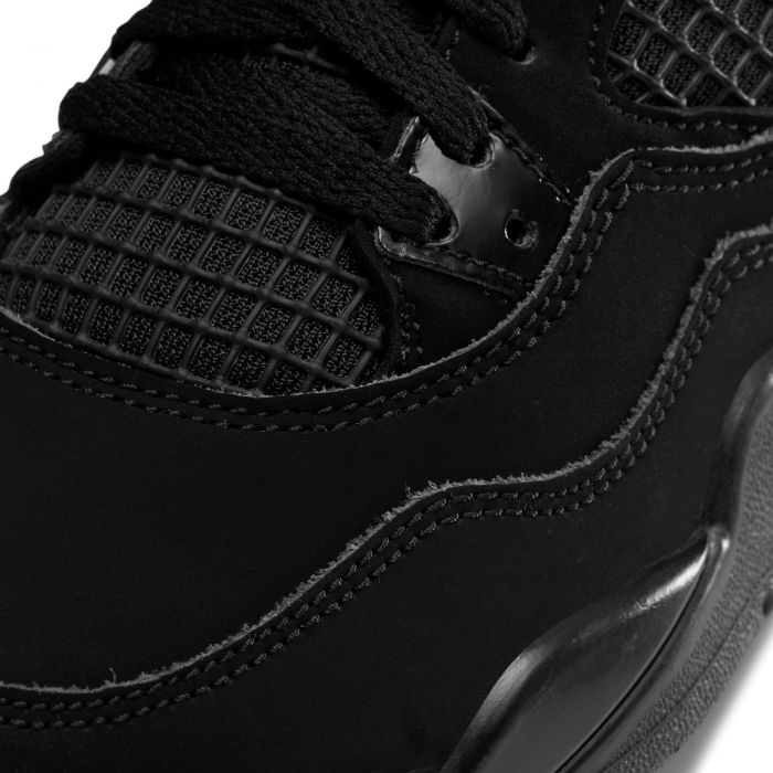(PS) Air Jordan 4 Retro Black/Black-LT Graphite