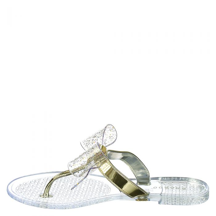 Claire-28 Thong Sandal Clear