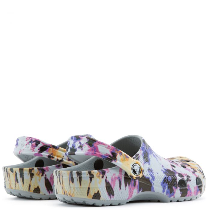 Classic Tie Dye Mania Clog Multi/Light/Grey