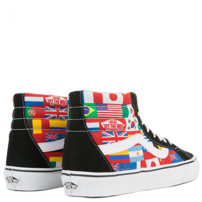 MEN'S VANS SK8-HI REISSUE MULTI/TRUE WHITE