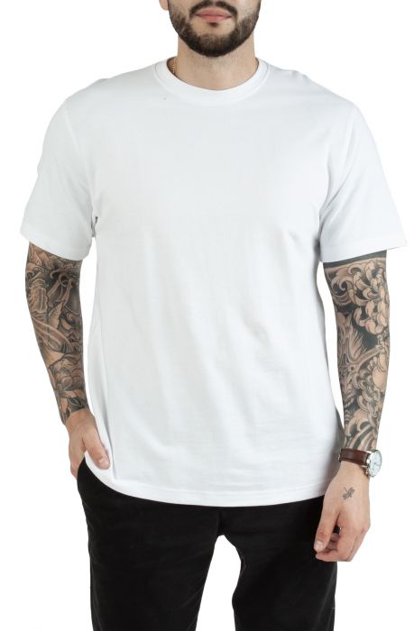 French Terry Box Fit Tee White