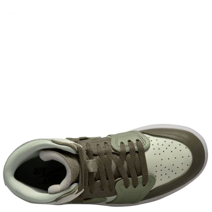 Women's Air Jordan 1 High Method of Make MEDIUM OLIVE/OIL GREEN-SEA GLASS-SEAFOAM