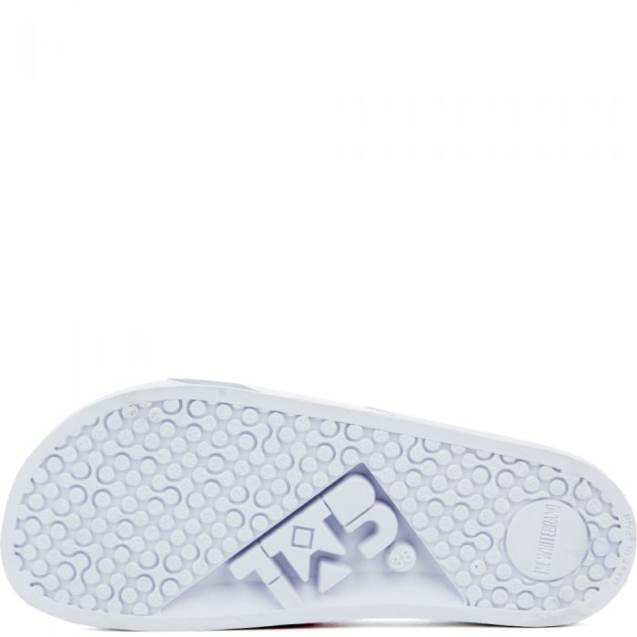 Fuck It Sandals in White and Pink Pink/White