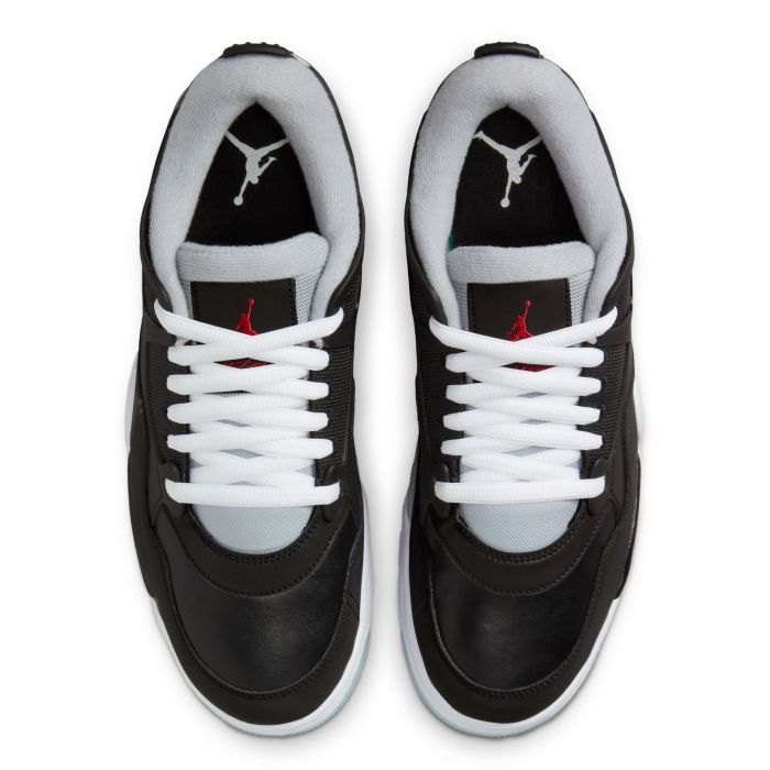 Air Jordan 4 RM Black/Fire Red-Wolf Grey-White