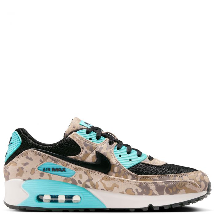  Air Max 90 Premium Sanddrift/Black-Aurora Green-Khaki