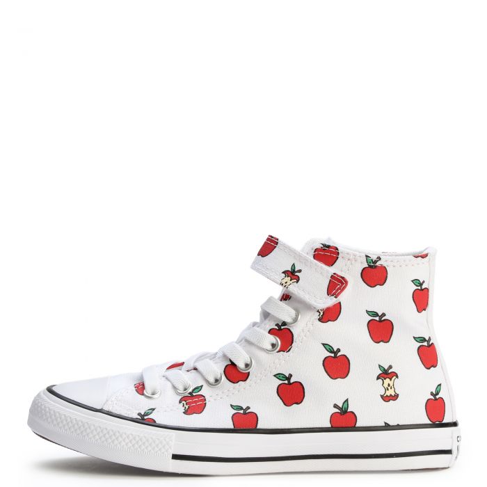 Pre-School  Chuck Taylor All Star Allover Apples Easy On White/Red/Black