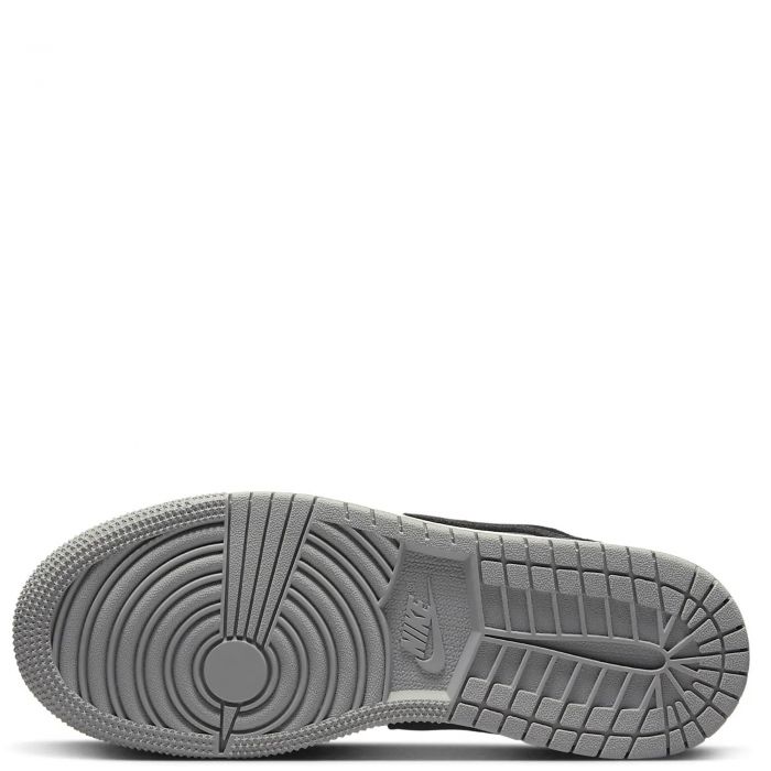 (GS) Air Jordan 1 Low SE Craft Black/Light Graphite/Sail/Cement Grey