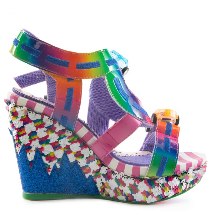 Spaghetti Junction Wedges Rainbow