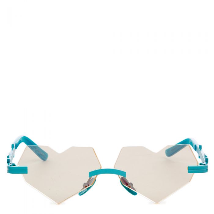 Esqape Be Heart Teal Sunglasses Teal