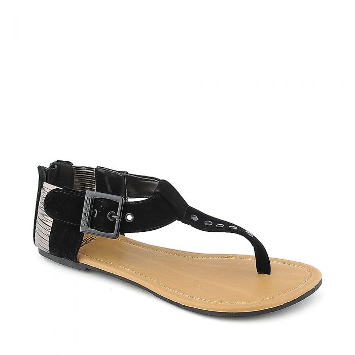 velvet sandals flat