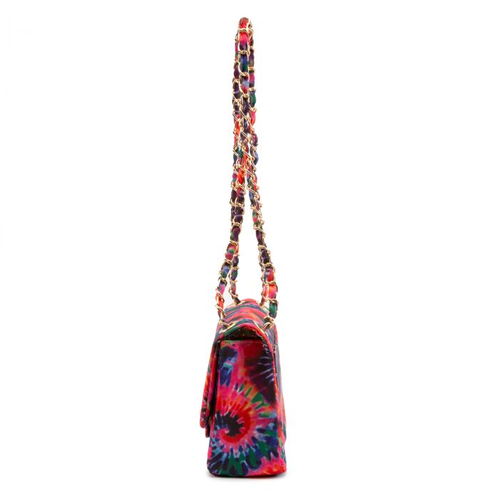 Tie Dye Shoulder Bag Fuchsia