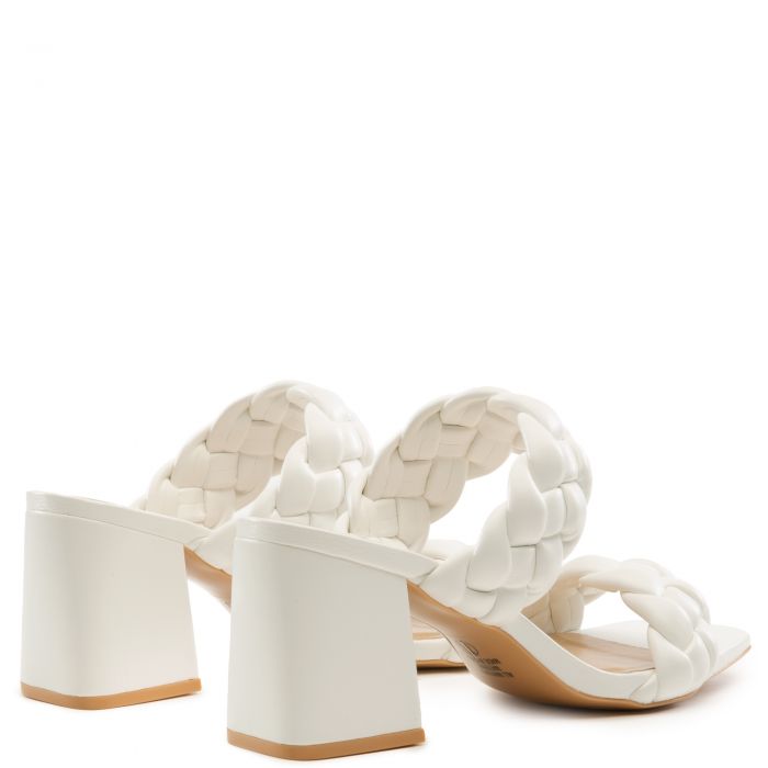 Mostly-S High Heels White PU