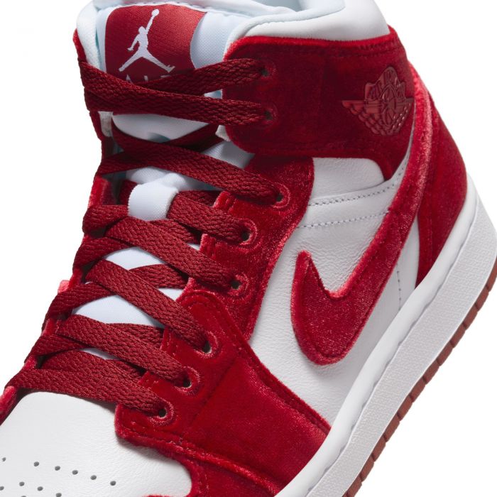 Air Jordan 1 Mid SE White/Team Red-Black-White