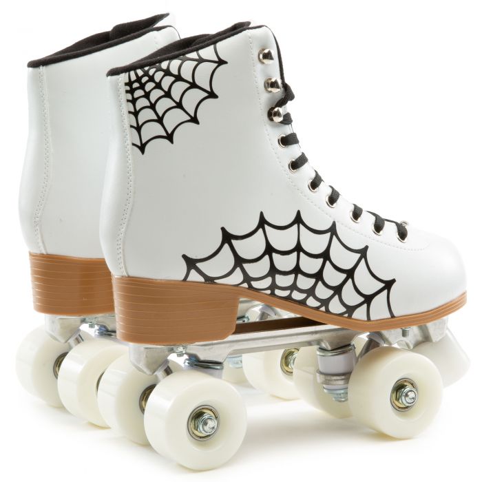 Archie-295 Spider Web Roller Skates White