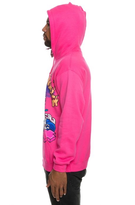 The Consume Pullover Hoodie in Hot Pink Hot Pink