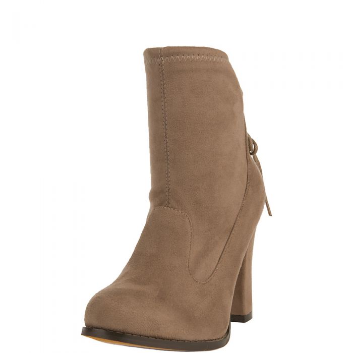 SHIEKH Solvang-A1 High Heel Ankle Boot SOLVANG-1A/TAUPE - Shiekh