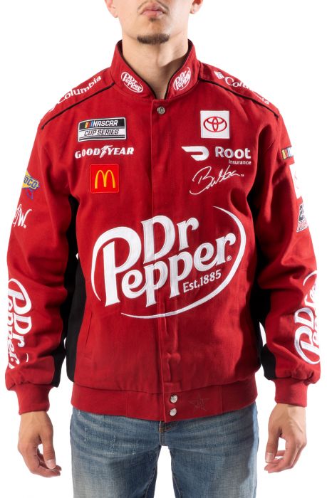 JH DESIGN Dr. Pepper Racing Jacket BW0303DR21-BUR - Shiekh