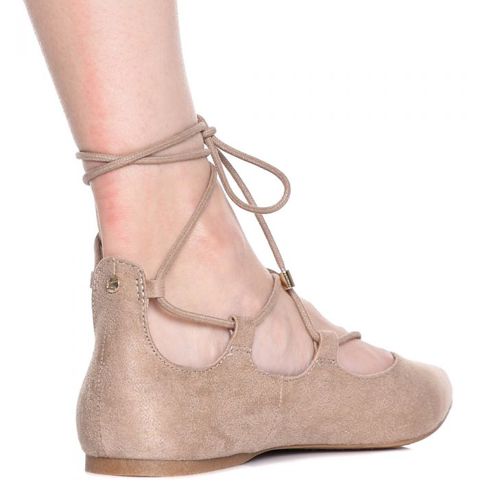 C-LS7297P Lace-Up Casual Shoe Taupe