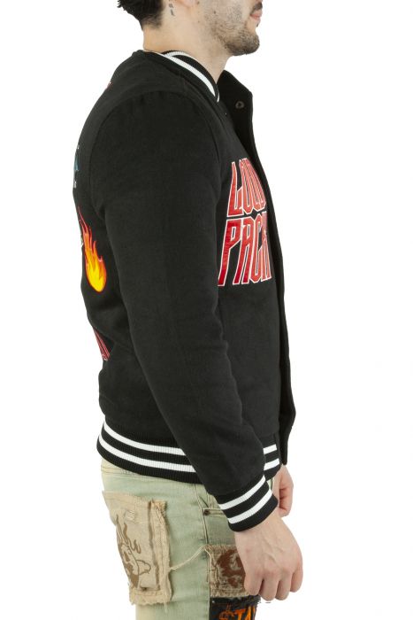 Loud Pack Varsity Jacket Black