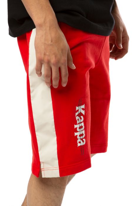 Authentic HB Eloss Shorts Red MD/White