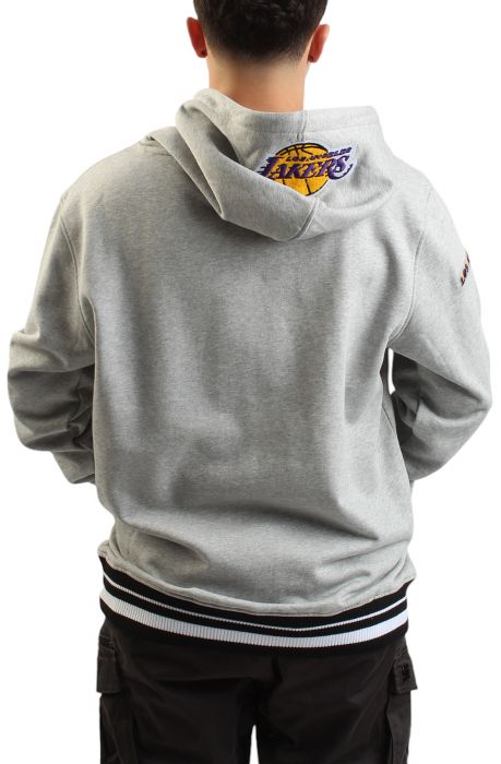 Lakers Area Code Pullover Hoodie GREY
