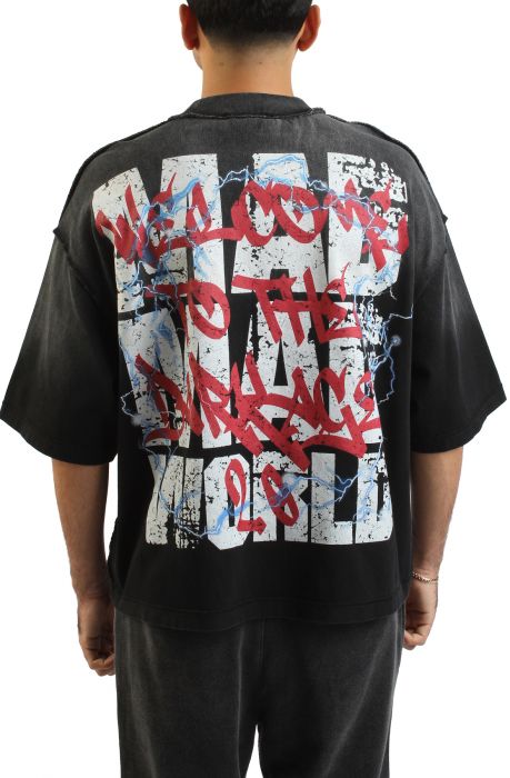 Mad Angel Crop T-Shirt Black