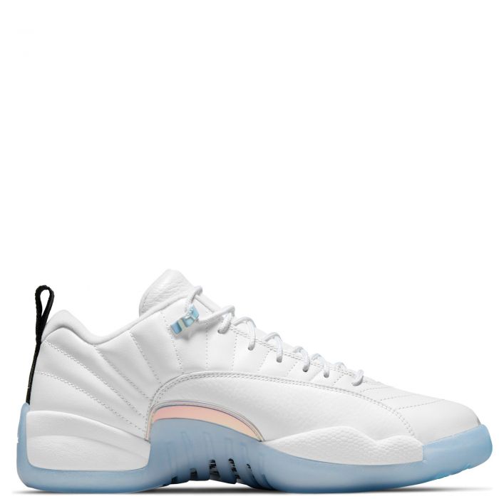 retro 12 low white